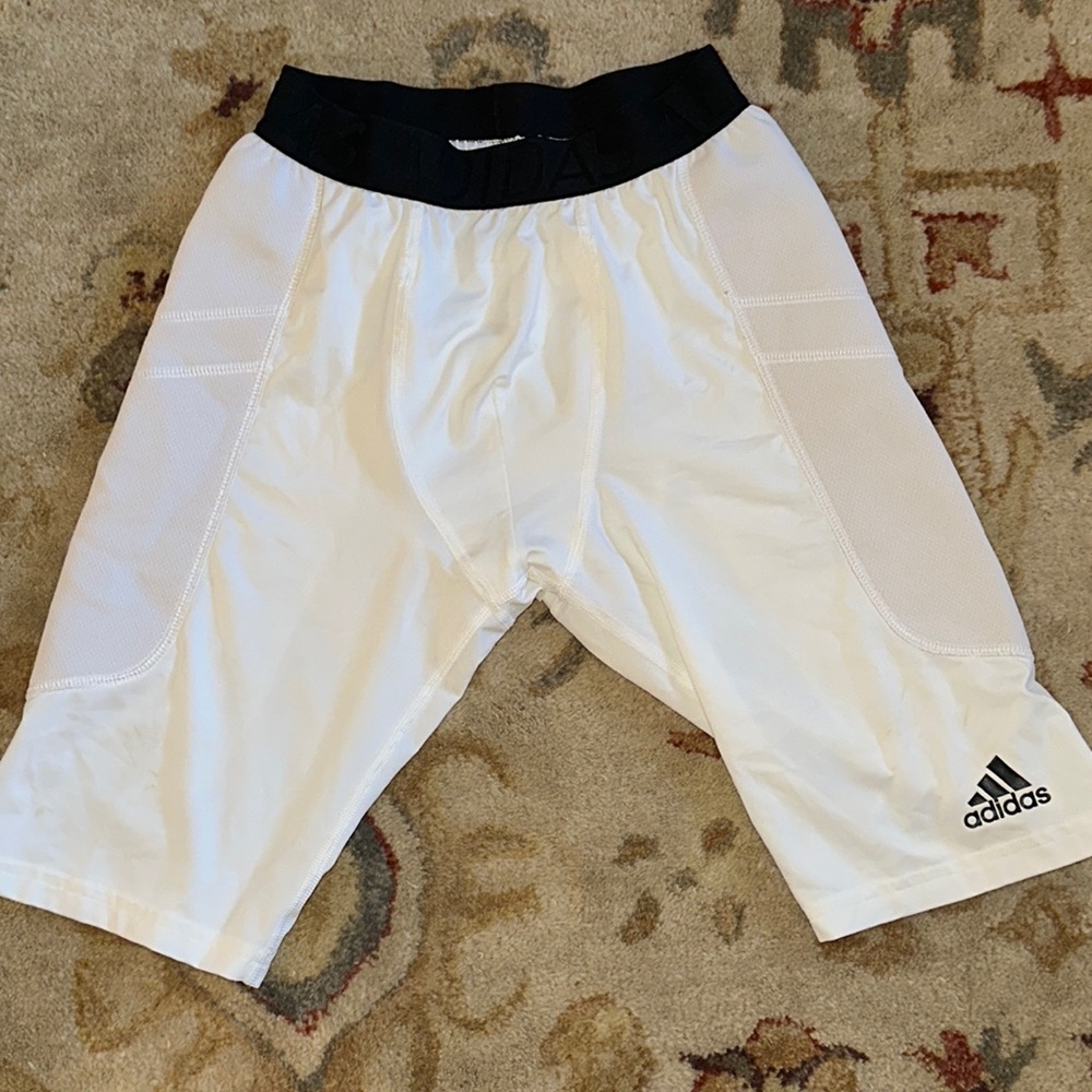 Adidas Men’s Small, cup shorts, sliders